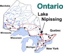 lake Nipissing Northwest bay, lavigne, cahe bay